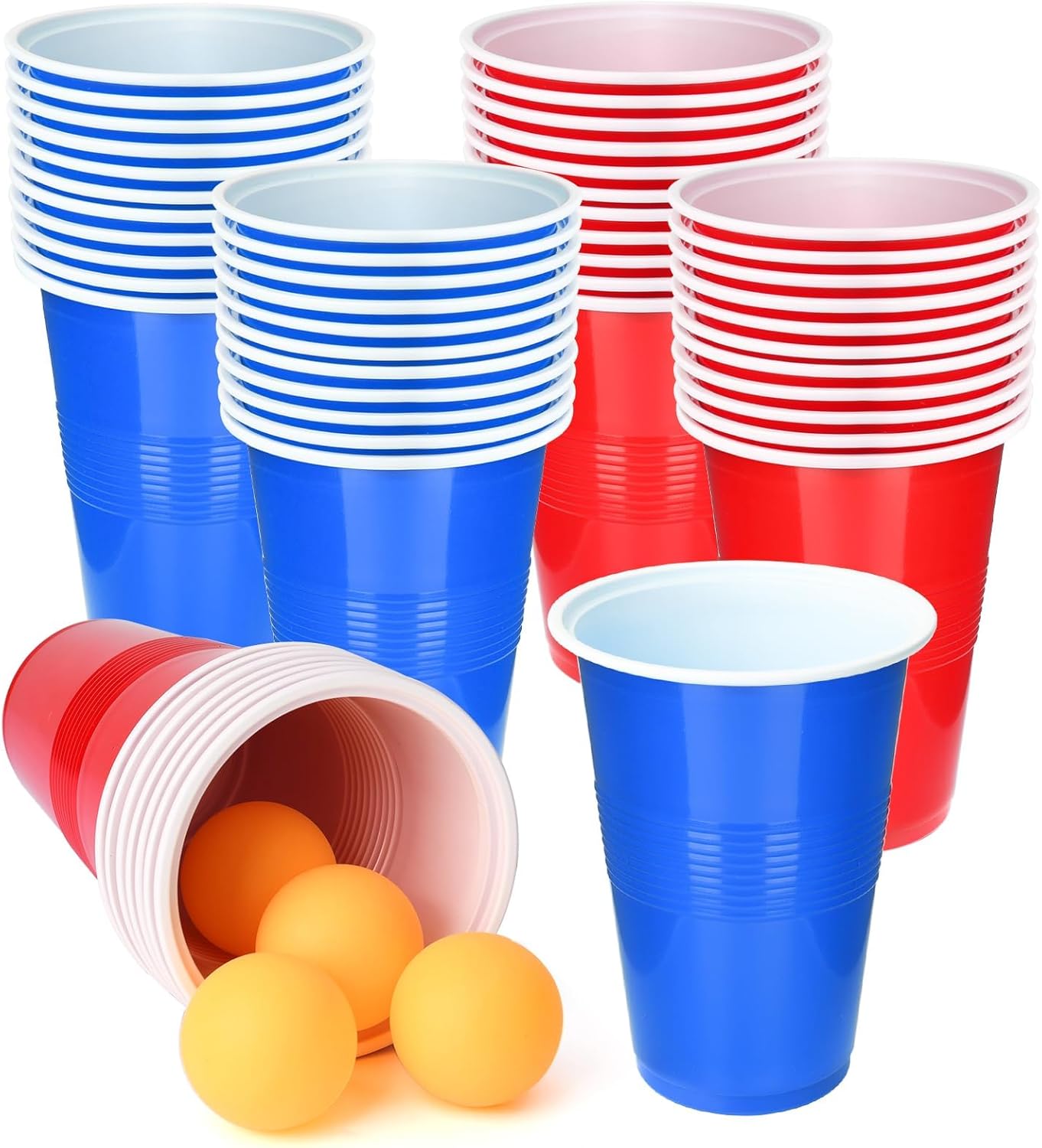 Party Games Jenga - 60 упаковок пластиковых чашек для вечеринок