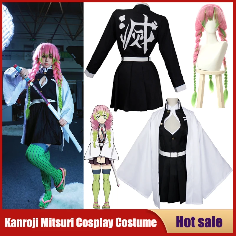 Party Games Kids - Аниме Kanroji Mitsuri Косплей Костюм Kimetsu