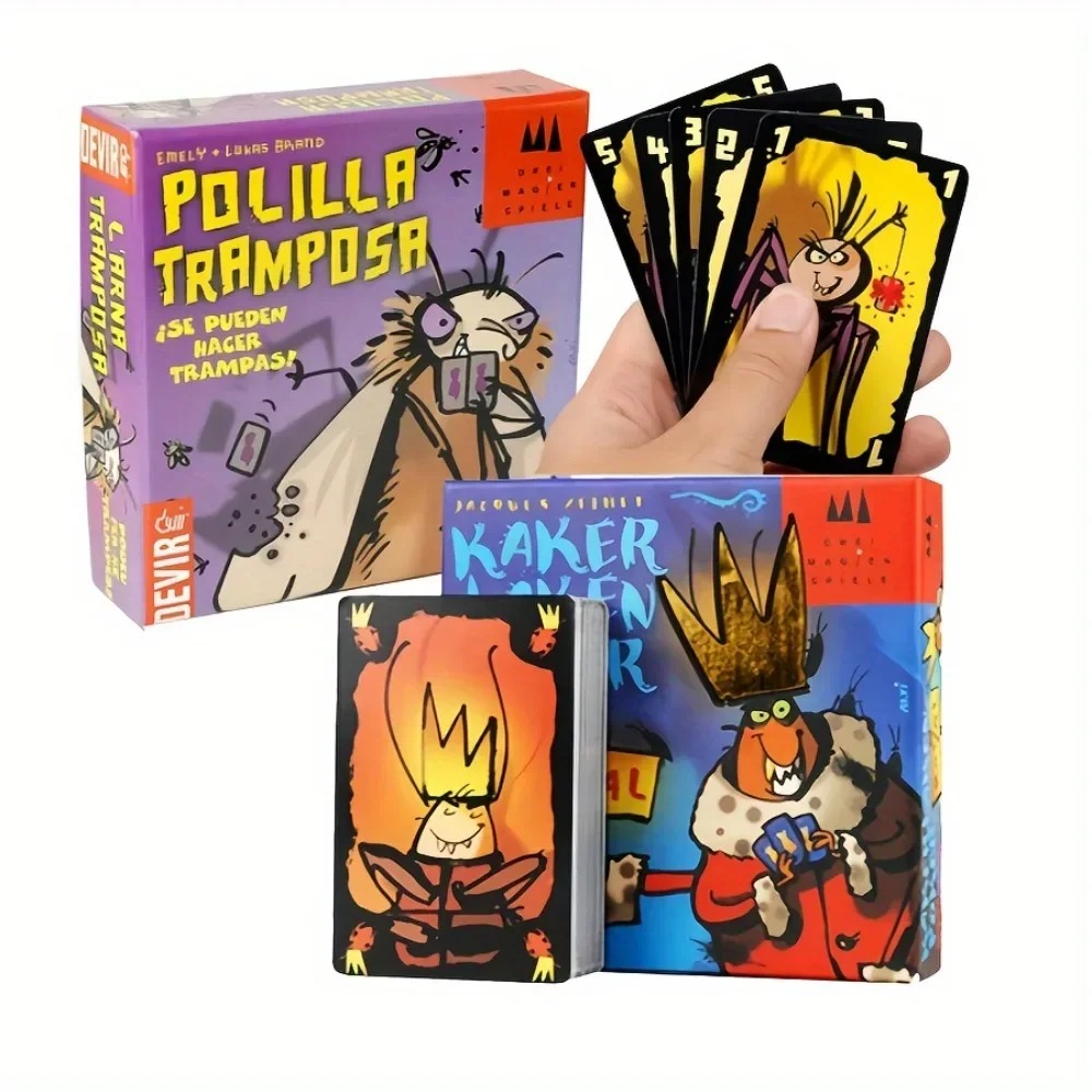 Party Games Juego - Polilla Tramposa Español Игральная карточная игра