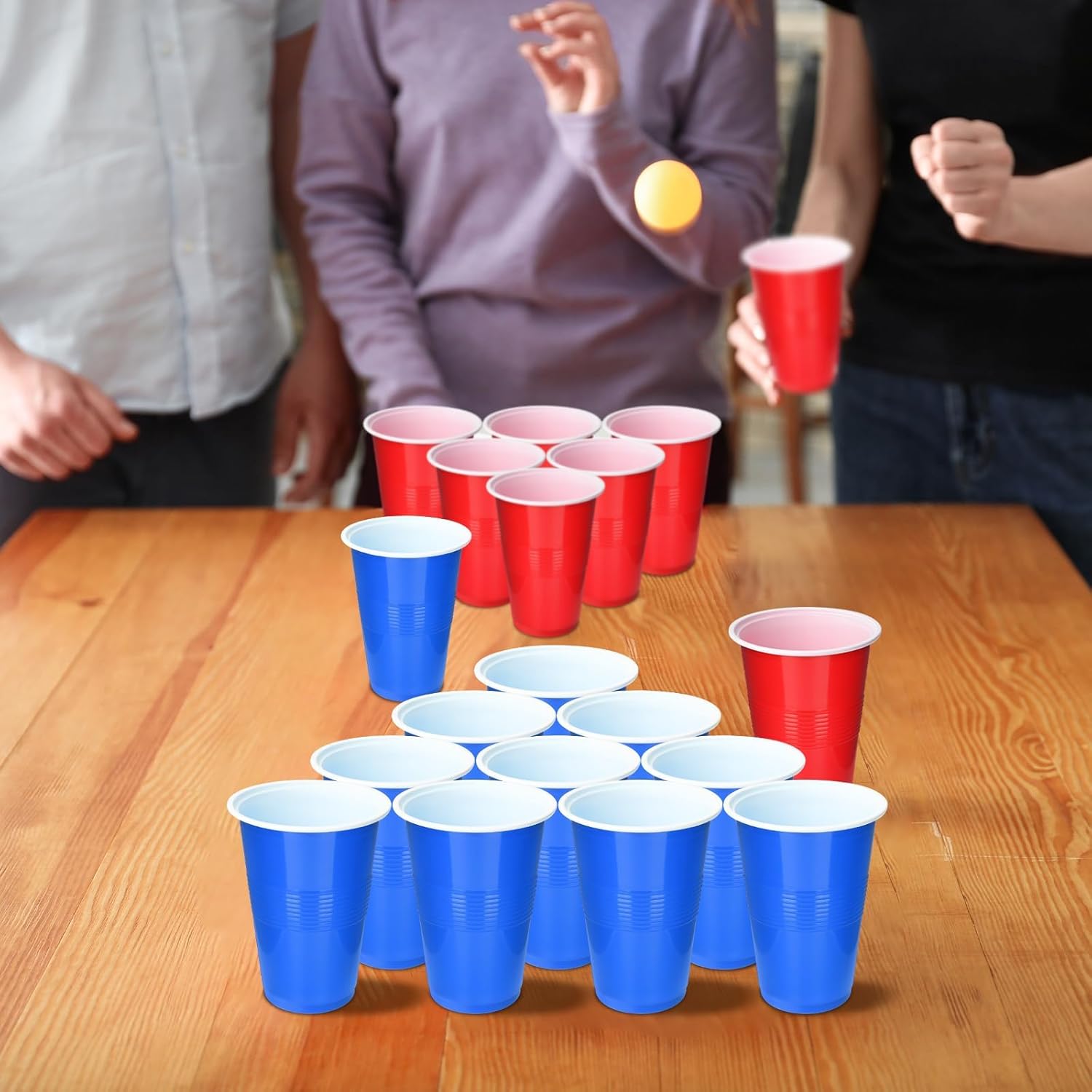 60 упаковок пластиковых чашек  – обзор и цена Party Games Jenga
